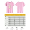 thumbnail image 2 of ZXSXSY Womens Daisy Print Crew Neck Short Sleeve Graphic T-Shirt, 2 of 6