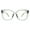 Gray, variant on Blue Light Filtering Lens Glasses XL Oversized Square Frame Unisex Clear