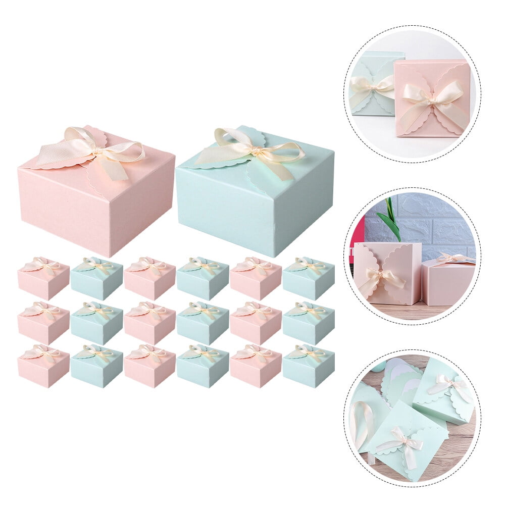 LA BELLEZA Pack of 24 Gift Boxes 3x 2 x1 Inch Jewelry Gift Box Rectangle  Cardboard Box with Foam Small Earring Packing Box Finger Rings | Earrings |  Studs | valuable gifts in attractive Gift Box