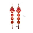 thumbnail image 7 of Abbraccia Chinese New Year Hanging Decoration Spring Festival Door Sign Lunar New Year Decor Vietnam Characters for Wall Christmas Tree F 2Pcs, 7 of 7