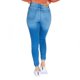 thumbnail image 3 of Jeans Para Mujer Corte Skinny Moda Casual Básico Cómodo Azul azul 9 Incógnita 110095, 3 of 5