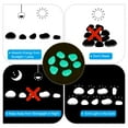 thumbnail image 6 of Uxcell 100Pack Glow Rocks 8-11mm Glow Pebbles Decoration in the Dark Luminous Stones Decor DIY Decorative Blue, 6 of 7