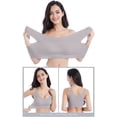 thumbnail image 3 of Toimothcn Women's Brassiere Casual Solid Color Wireless Sports Bra Seamless Push Up Adjustable Yoga Sports Oversized Sexy Brassiere Suitable For Dailywear, 3 of 5