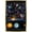Gold Framed Version, variant on Ali Chris - The Solar System: Total Eclipse Letters Wall Poster, 14.725" x 22.375"
