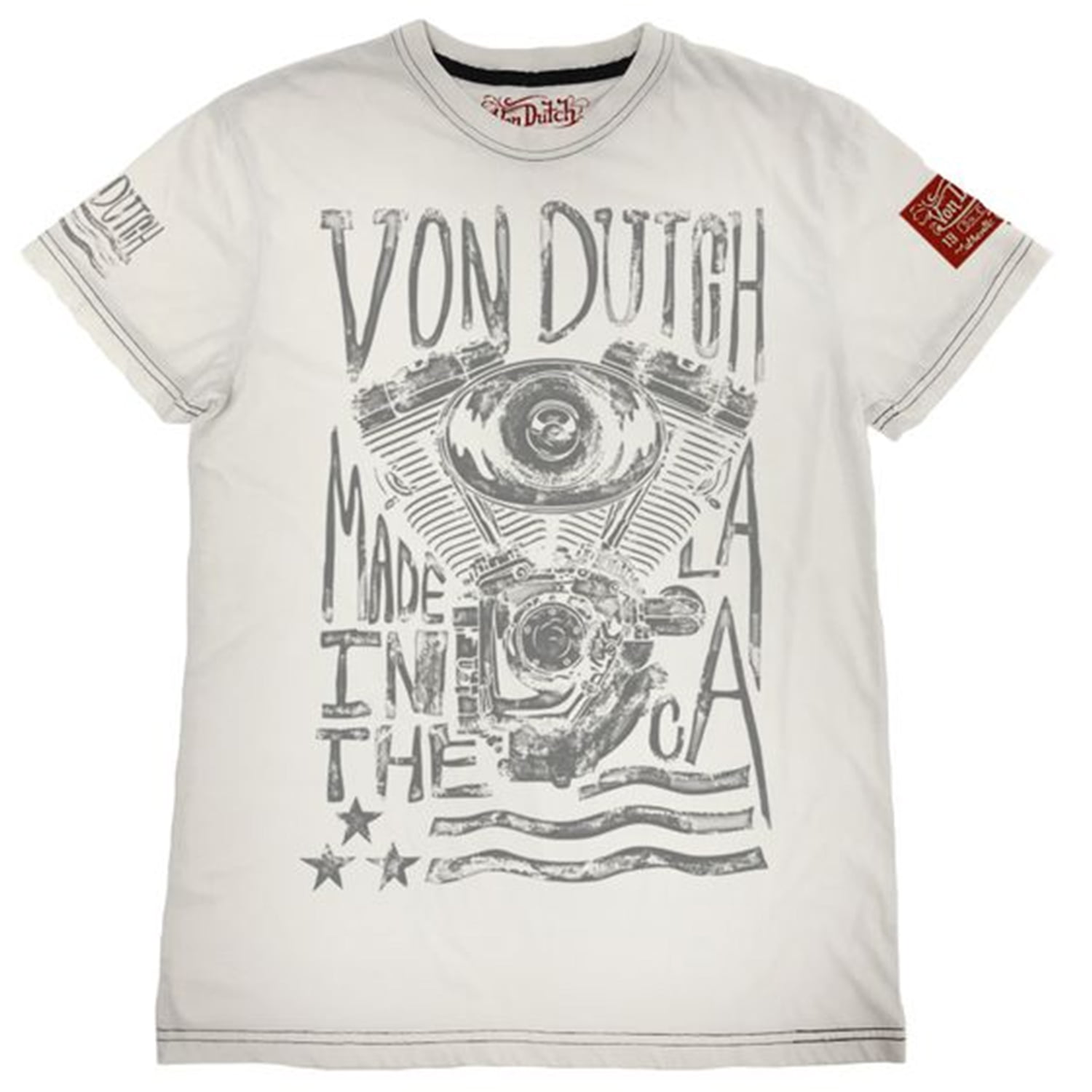 Von Dutch - Von Dutch Authentic Logo Design Short Sleeve Men's T-Shirt ...