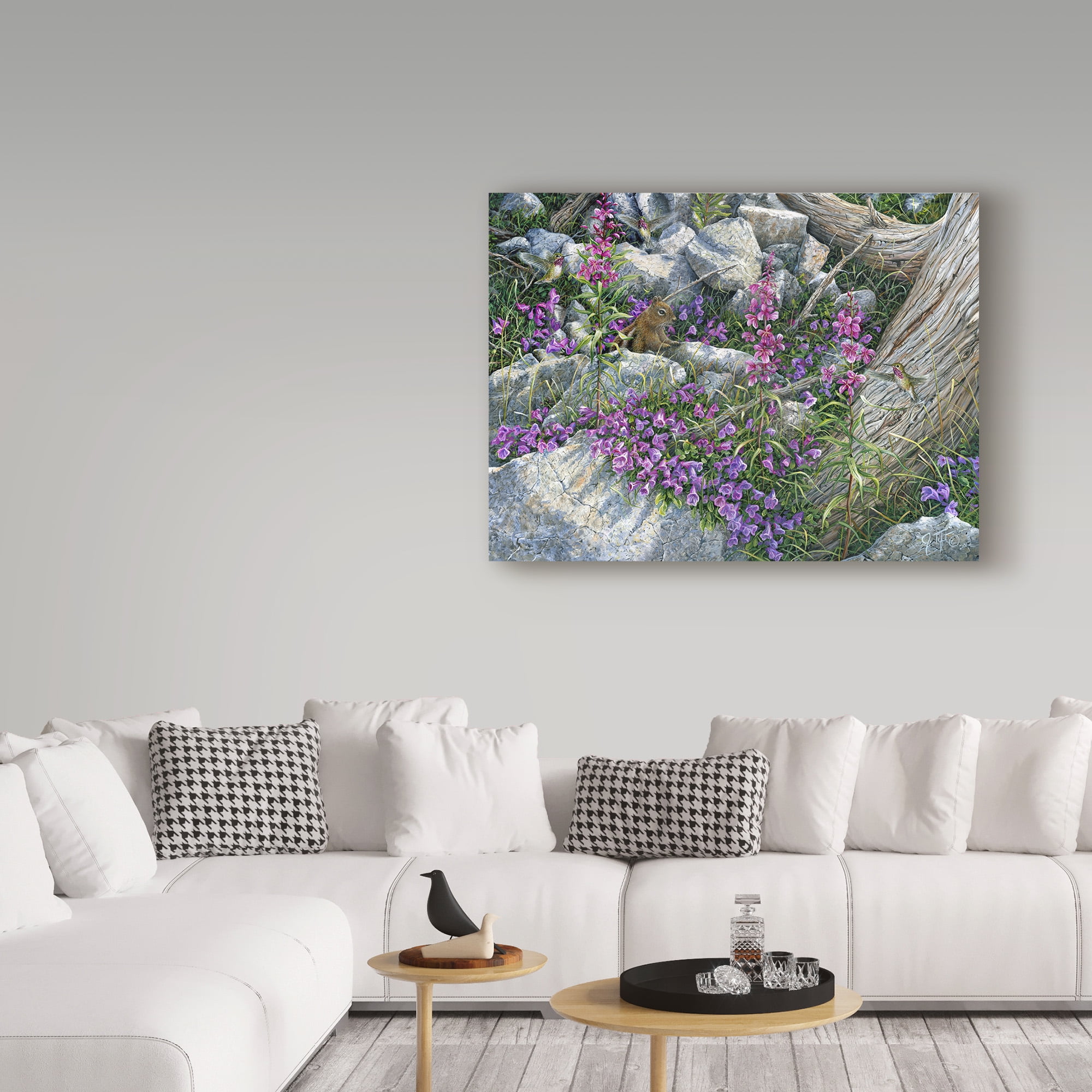 Trademark Fine Art 'Squirrel Painting' Canvas Art by Jeff Tift
