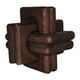 thumbnail image 1 of Decoración de cadena de madera con eslabones, artesanía creativa nórdica, decoración de mesa de centro con eslabones de madera para estantería, sala, 1 of 9