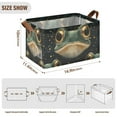 thumbnail image 3 of Ryvnso Frogs Storage Bins Large Basket Foldable Cube Toys Organizer with Handles 2 PCs, 3 of 8