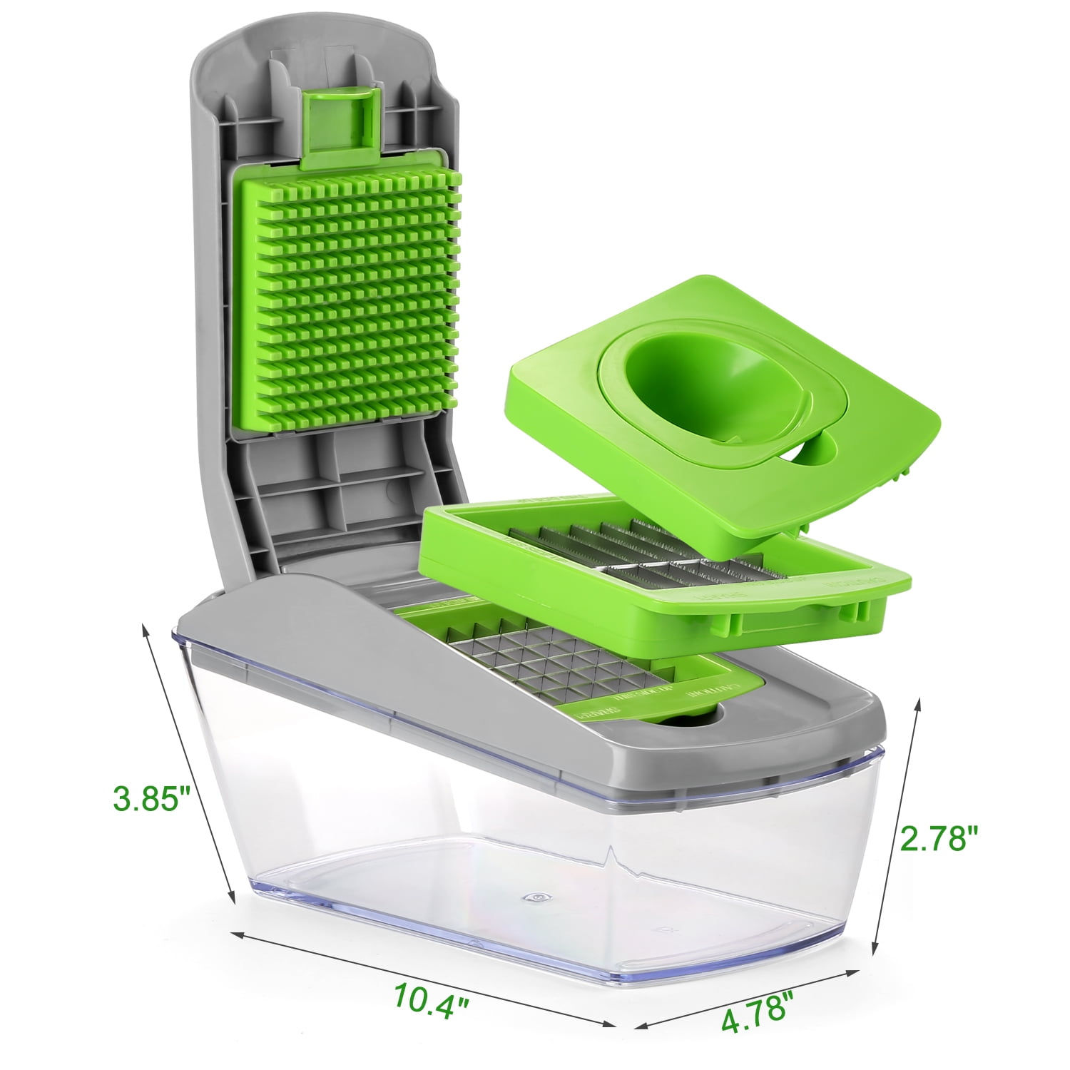 4in1 Vegetable Chopper, Spiralizer Vegetable Slicer, Onion Chopper With  Container, Pro Food Chopper, Vegetable Cutter, Potatp Slicer, Slicer Dicer  Cutter, Kitchen Gadgets, Tools On - Temu