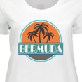 thumbnail image 4 of Inktastic Bermuda Vacation Trip Women's Plus Size T-Shirt, 4 of 5