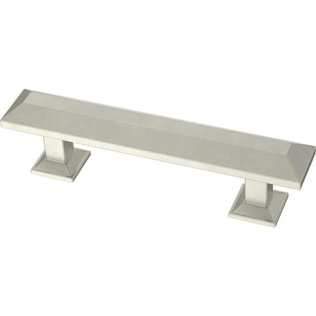 Liberty P42408C-SN 3" Beveled Square Cabinet & Drawer Pull Satin Nickel