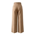thumbnail image 5 of Lenpel Womens Dress Pants Trendy High Waisted Straight Leg Slacks Casual Business Office Work Trousers with Pockets, 5 of 5