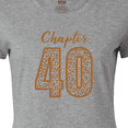 thumbnail image 4 of Inktastic Chapter 40 Fortieth Birthday Leopard Print Women's T-Shirt, 4 of 5