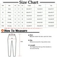 thumbnail image 3 of XuJwPNcy Capri Pants for Women Summer Stripe Print Cinch Bottom Capris Casual Elastic Waist Soft Active Stretch Pants, 3 of 6