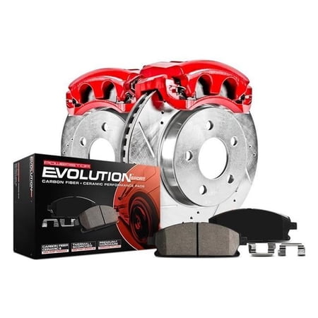 Powerstop PSBKC6562 Z23 Evolution Sport Brake Upgrade Kit with Calipers for 2015-2020 Cadillac Escalade