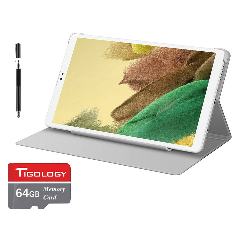 Samsung Galaxy Tab A7 Lite, 8.7 inch Tablet 32GB (Wi-Fi),3GB Ram, 32GB Storage, Silver with Tigology Accessories
