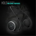 thumbnail image 5 of Auriculares Bluetooth pequeños envolventes para la cabeza: auriculares inalámbricos deportivos con micrófono integrado y sonido nítido, plegables y transportables en el bolso, color negro Fokelyi CZDZ-HQ114, 5 of 5