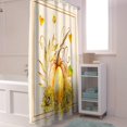 thumbnail image 5 of Fall Shower Curtain Pumpkin with Fallen Leaves Shower Curtains for Bathroom Leaf Sunflowers Bath Curtains Sets for Autumn Thanksgiving Seasonal Bathroom Decor Polyester Fabric Waterproof 36 x 72 in, 5 of 5