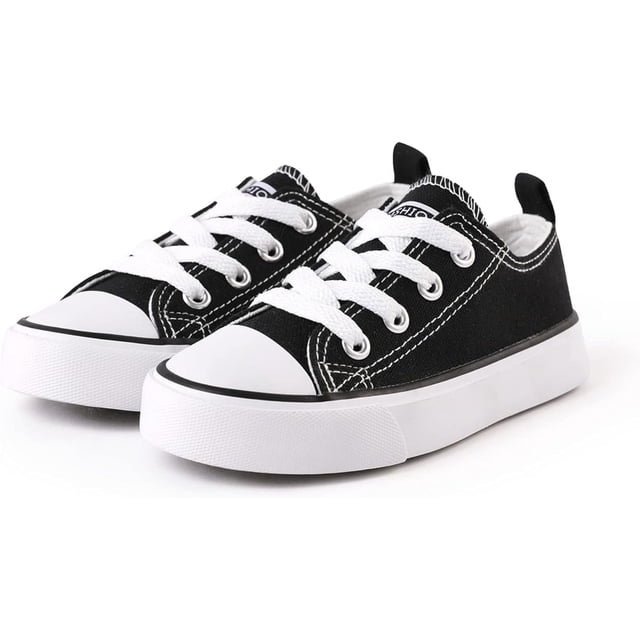 PatPat Chaussures de Sport Filles Garçons à Lacets en Toile Mode Rentrée des Classes Marche Tennis Course Chaussures (Tout-Petit à Petit/grand Enfant)