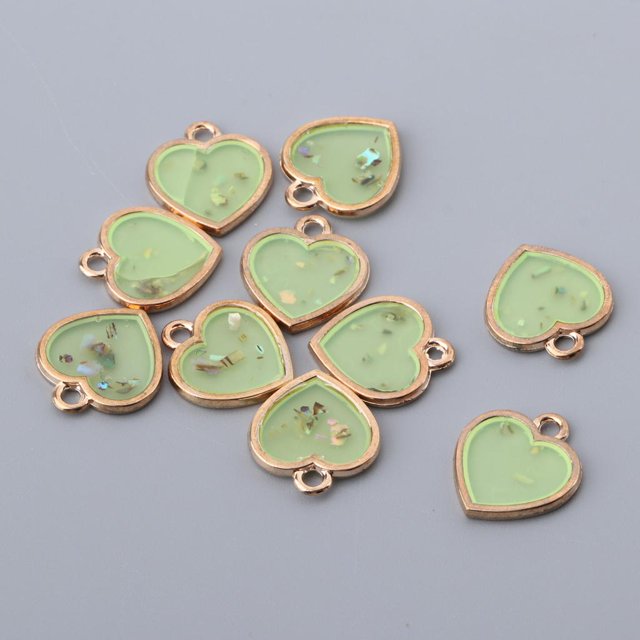 10 piezas agregan flor seca, colgante artesanal, de , colgan joyería para bricoje, colr, colgante, , , colgante f BLESIY Charms Beads Pendant