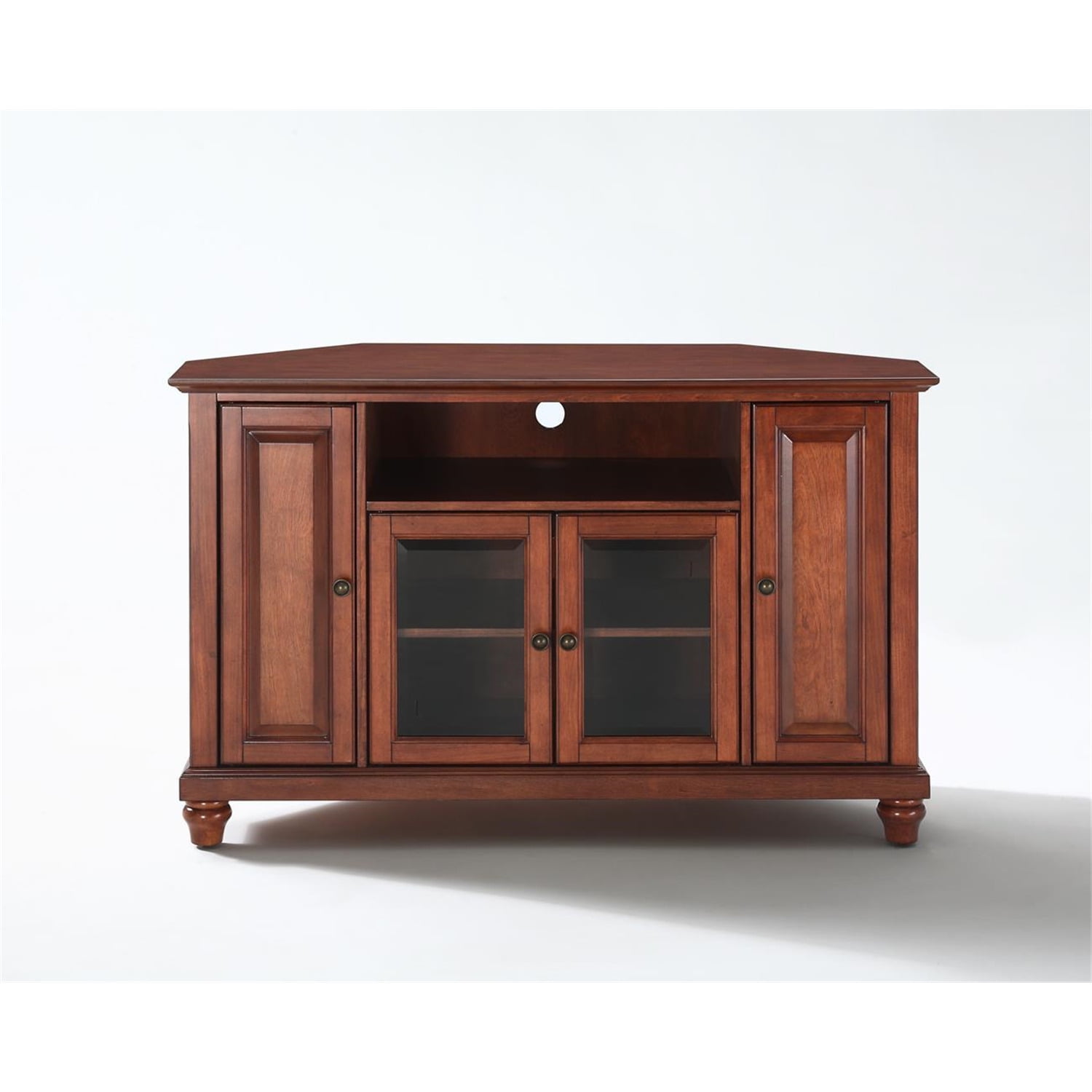 Crosley Cambridge 48" Corner TV StandColorCherry