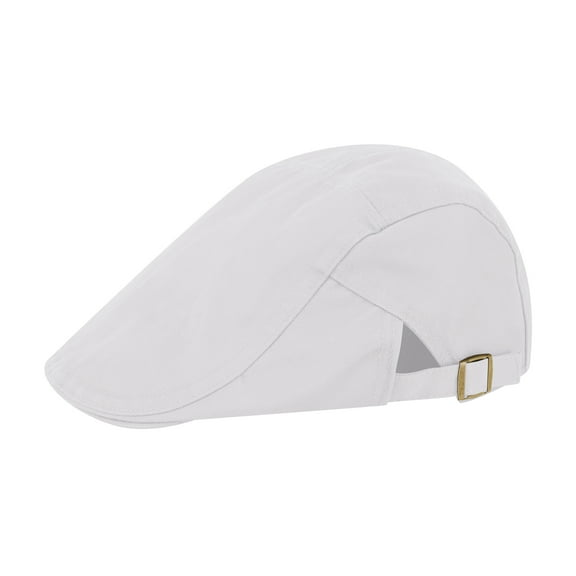 TOPTIE Chef Hat, Adjustable Beret Hat for Men and Women, Restaurant Cafe & Bakery Chef Cap-White