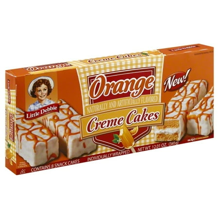 Little Debbie Family Pack Orange Creme Cakes Snack Cakes, 12.01 oz