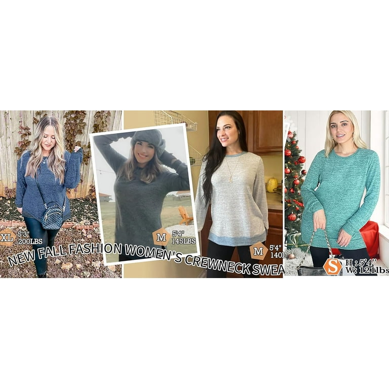 Fantaslook Sweatshirt for Women Long Sleeve Shirts Tunic