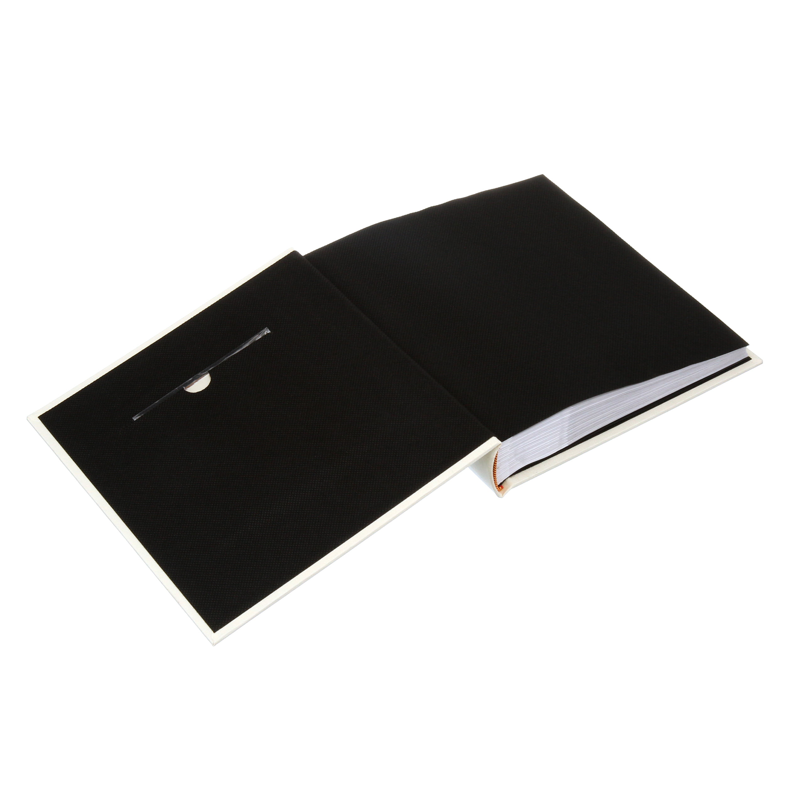 MSTONAL Black Linen 4x6 Photo Album 200 Pockets Slip-In Design Protects Photos