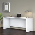 thumbnail image 2 of Pemberly Row 72W x 24D Credenza Desk in White - Engineered Wood, 2 of 5