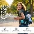 thumbnail image 4 of Pzuqiu Galaxy Space Axolotl Kids Backpack for School 4pcs 17 Inch Girls Backpack with Lunch Box Pencil Case Water Bottle Holder Kids Backpacks Lightweight Casual Daypack for Girls Middle School, 4 of 7
