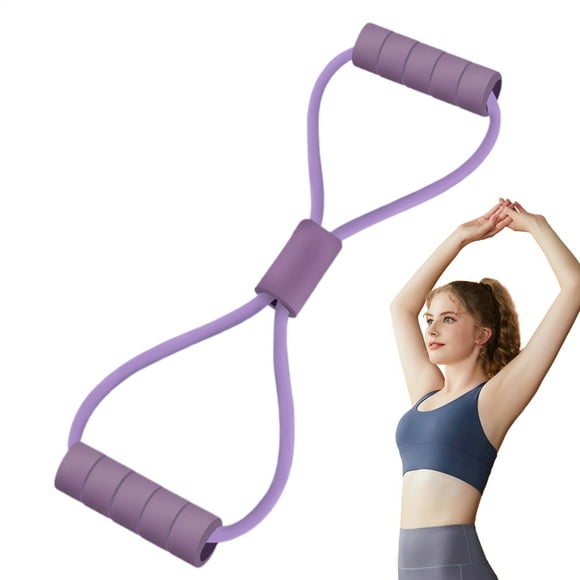 Ishine Figure 8 Resistance Band Elastic Chest Expander with Non-slip Grip Multipurpose Workout Equipment for Hands Arms Shoulders Back Legs Glutes stunning