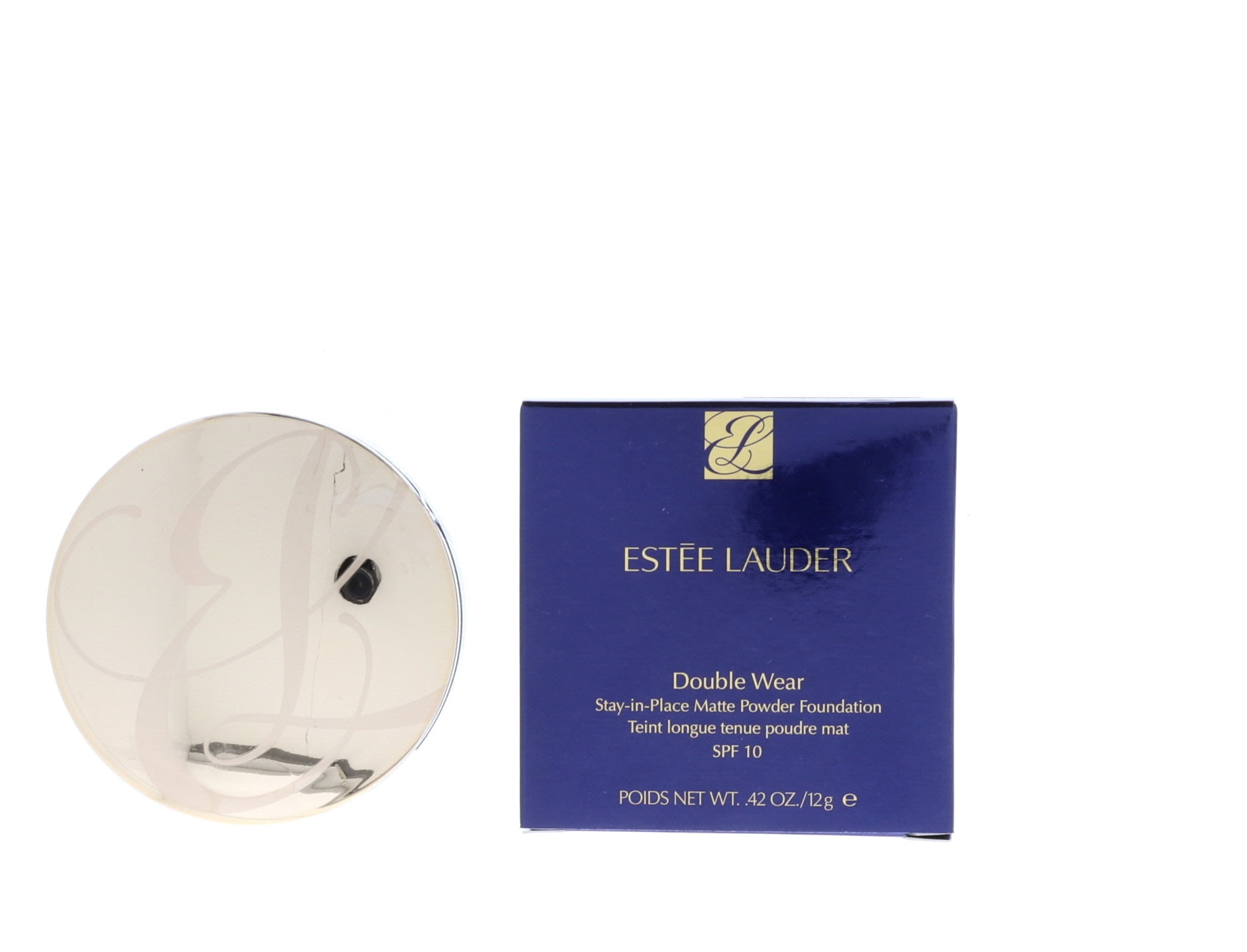ESTEE LAUDER DOUBLE WEAR FOUNDATION 0.42 OZ DESERT BEIGE ESTEE LAUDER/DOUBLE WEAR STAY-IN-PLACE POWDER MAKEUP 2N1 DESERT BEIGE .42 OZ