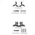 thumbnail image 4 of 2 Pares de Paletas con Estuche de Almacenamiento para Paletas Avata 2 Propeller 3032S Accesorios Compactos y Livianos para de Drones,A, 4 of 5