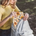 thumbnail image 5 of FORMRS 15-15.6 inch Laptop Sleeve Case Soft Carrying Quilted Computer Bag Cover, Watercolor Sunflowers and Leaves, 5 of 7