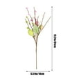 thumbnail image 2 of EUDIDV Easter Decorations Easter Eggs 3 Easter Eggs Berry Decorations Spring Flower Stems For Easter Eggs Branches Of Tree Branches Home Vase Faux Decorations Easter Party Supplies, 2 of 6