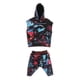 thumbnail image 5 of Ropa de soldado masculino a escala 1/6, figura de hombre, ropa de muñeca, sudadera con capucha y pantalones cortos de moda Estilo A, 5 of 9
