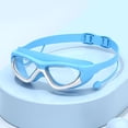 thumbnail image 4 of Children Swim Goggles, Anti Fog Clear Viewing Waterproof Large Frame Kids Swimming Goggles for Boys Girls, 4 of 8