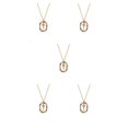 thumbnail image 1 of Sonducket Collar Carta de cristal Gargantilla Cadena ajustable Colgante unisex Joyería del alfabeto Amistad Novia Y Letra Y letra 5piezas Sonducket CBP224835, 1 of 1
