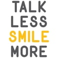 thumbnail image 2 of CafePress - Talk Less Smile More Mugs - 11 oz Ceramic Mug - Novelty Coffee Tea Cup, 2 of 4