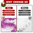 thumbnail image 6 of 10PACK 10Feet Christmas Bell Tinsel Garland,Sliver and Pink Metallic Tinsel Twist Garland Glittering Decoration for Christmas Tree Decor Wedding Summer Luau Birthday Party Indoor Hanging Home, 6 of 7
