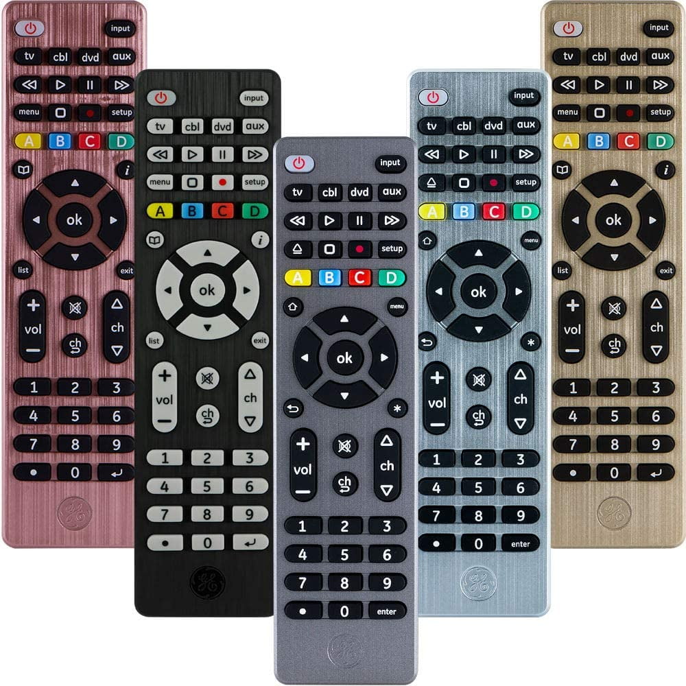 3 GE UltraPro 33709 4-Device Universal Remote Control *Free Shipment Lot of 