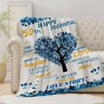 thumbnail image 4 of 50th Anniversary Blanket Gifts for Him,50th Wedding Anniversary Romantic Gifts for Couple/Parents,50 year Anniversary Blanket for Him,Best 50th Anniversary Blanket for Husband (50th Anniversary), 4 of 4