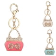 thumbnail image 4 of Llavero con forma de bolso de diamantes de imitación, llavero para mujer, llavero, llavero de coche, colgante, joyería, regalo delicado Speravity PS11023-03, 4 of 7