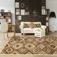 thumbnail image 2 of Superior Modern, Farmhouse, Rustic, Traditional Geometric Diamond Area Rug, 5' x 8', 2 of 6