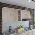 thumbnail image 3 of Mueble De Cocina Superior  Maderkit Color Rovere beige Maderkit M00067SC-BLWE, 3 of 6