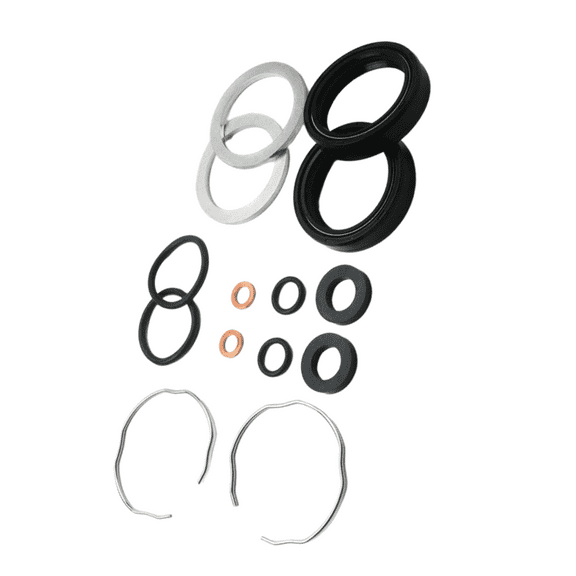 ​​41mm Front Fork Seals Kit Compatible with Harley Heritage Softail, Electra Glide, Road King Motorcycles - Oil Dust Seals Replacement Set​​