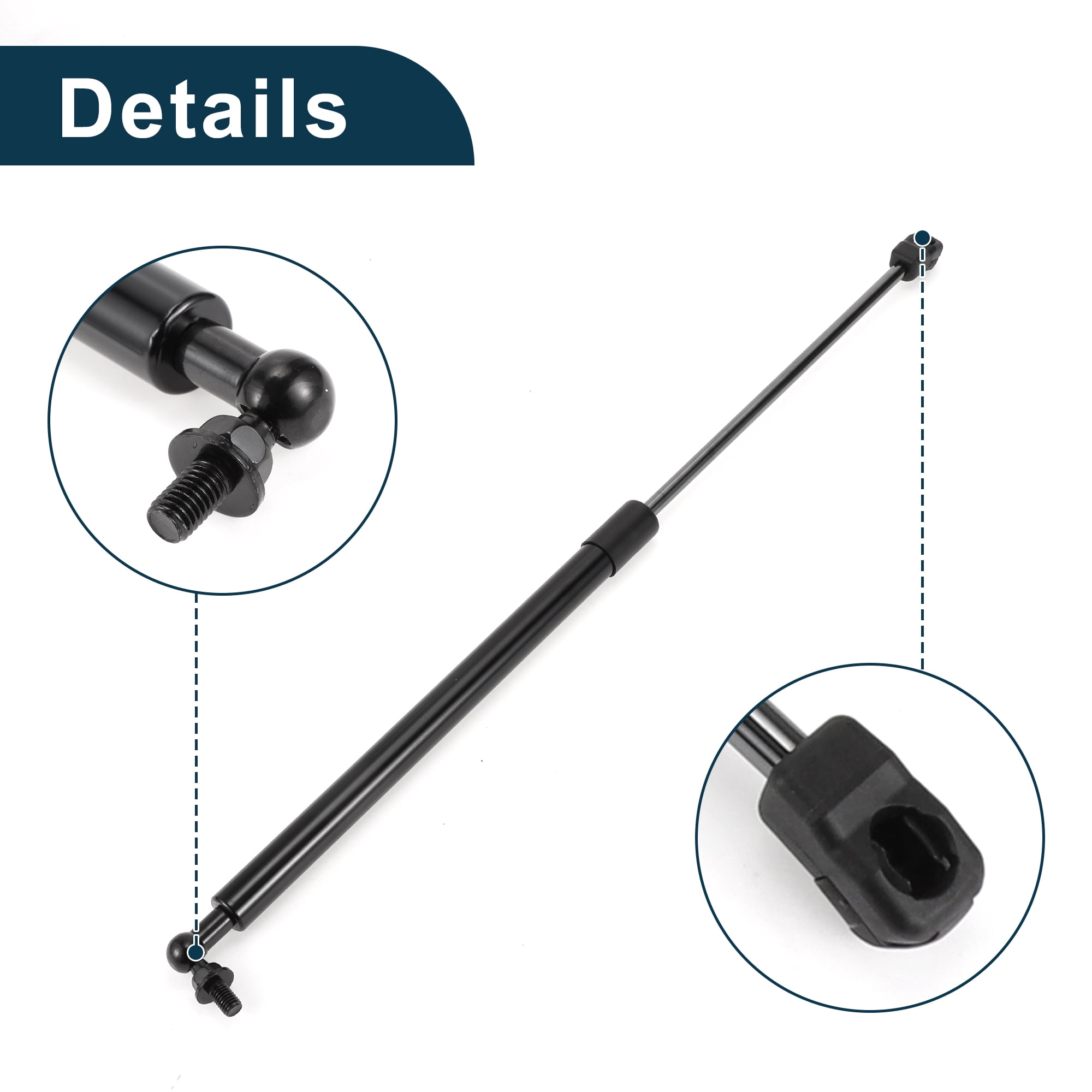Unique Bargains 2Pcs Lift Supports Struts for Toyota RAV4 2013-2018 Front Hood