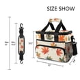 thumbnail image 3 of FORMRS Insulated Cooler Bag 24 Cans Capacity Soft Leakproof Lunch Box with Side Pockets, Orange Autumn Leaves, 3 of 7