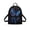 Blue Butterfly Dreamcatcher Theme, variant on Geometric Triangle Print Small Work Bag, Lightweight Polyester Small Backpack for Shopping Travel, with Front Pocket Travel Daypack